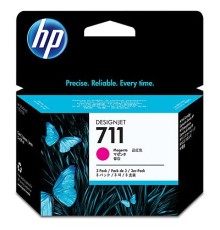 Картридж струйный HP 711 CZ135A пурпурный x3упак. для HP DJ T120/T520