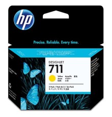 Картридж струйный HP 711 CZ136A желтый x3упак. (29мл) для HP DJ T120/T520