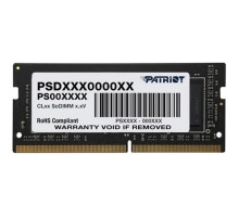 Модуль памяти для ноутбука SODIMM 8GB PC25600 DDR4 PSD48G320081S PATRIOT