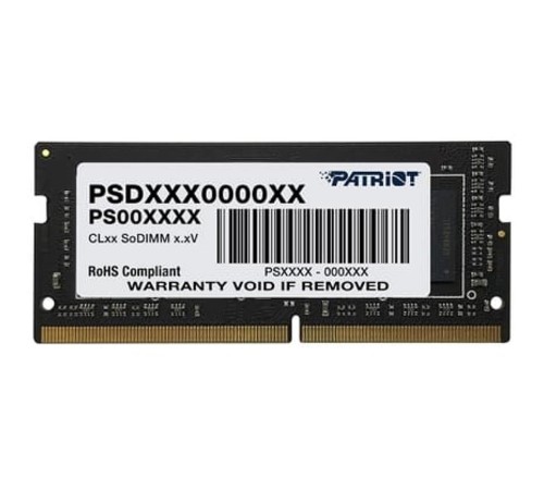 Модуль памяти для ноутбука SODIMM 8GB PC25600 DDR4 PSD48G320081S PATRIOT