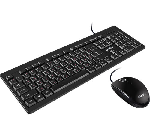 Набор клавиатура+мышь SVEN KB-S320C черный (104 кл., 1000DPI, 2+1кл.) Sven SV-020613