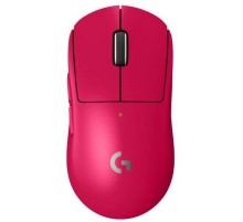 Мышь LOGITECH G PRO X Superlight 2 розовая беспроводная игровая  (2,4 ГГц, 5 кнопок, LIGHTFORCE hybrid switches, HERO 2, 32000 dpi, USB, 910-006799)