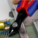 Бокорезы прецизионные ElecTronic Super KNips для тонких работ резка - мягкая проволока 02-16мм проволока средней твердости 12мм L=125мм высокочастотная закалка режущих кромок до 64HRC двухкомпонентные рукоятки черные