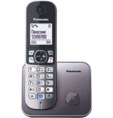 Р/Телефон Dect Panasonic KX-TG6811RUM серый металлик АОН