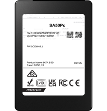 Накопитель SSD PHISON SA50Pc 3840GB SATA 2.5" 3D TLC R530/W500MB/s (98/40 KIOPS) 1DWPD SSD Enterprise Solid State Drive, 1 year, OEM