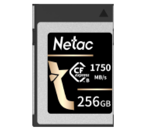 Карта памяти Netac CF2000 CFexpress™ PCIe Gen 3x2 Type B cards 256GB, R/W up to 1750MB/1650MB/s