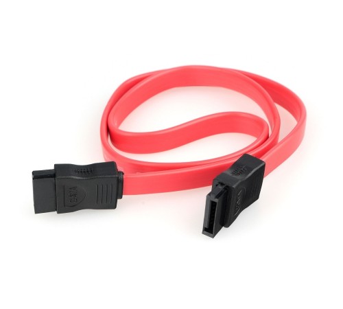 Кабель интерфейсный SATA Cablexpert CC-SATA-DATA-N, Sata3 7pin / 7pin, медн.проводник, 50см, пакет