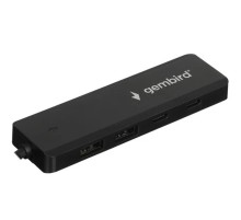 Разветвитель USB3.1 Gembird UHB-C415, 2хUSB, 2хType-C, с доп.питанием (порт Type-C), кабель USB 19см