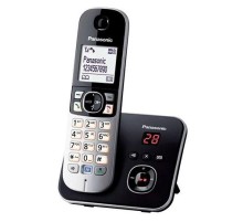 Р/Телефон Dect Panasonic KX-TG6821RUB черный автооветчик АОН