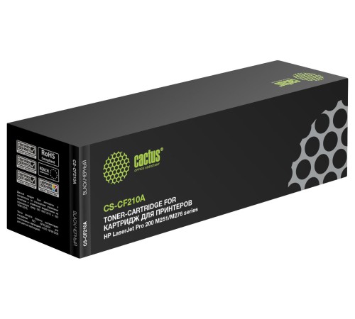 Картридж лазерный Cactus CS-CF210A CF210A черный (1600стр.) для HP LJ Pro 200 M251/M276