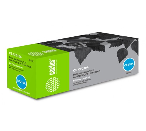 Картридж лазерный Cactus CS-CF210A CF210A черный (1600стр.) для HP LJ Pro 200 M251/M276