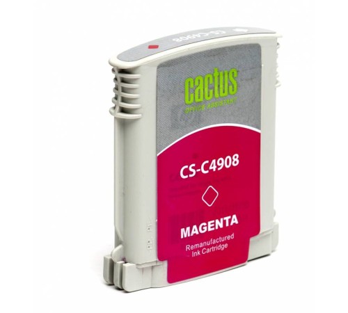 Картридж струйный Cactus CS-C4908 №940XL пурпурный (30мл) для HP DJ Pro 8000/8500