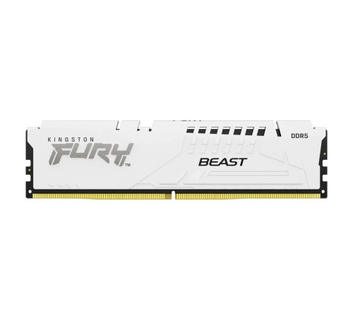 Модуль памяти DDR 5 DIMM 16Gb PC48000, 6000Mhz, Kingston FURY Beast White EXPO CL30 (KF560C30BWE-16)