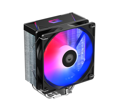 Кулер ID-Cooling BLITZ X4 LGA1700/1200/115X/AM5/AM4 (16шт/кор, TDP 180W, PWM, 4 тепл.трубки прямого контакта, FAN 120mm, Dynamic Multi-Color LED) RET