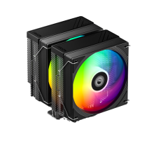 Кулер для процессора ID-Cooling FROZN A620 PRO SE ARGB LGA1700/1200/115X/AM5/AM4 (8шт/кор, TDP 260W, PWM, черный, 6 тепл.трубок + медная база, DUAL ARGB FAN 120mm) RET