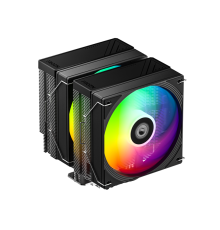 Кулер для процессора ID-Cooling FROZN A620 PRO SE ARGB LGA1700/1200/115X/AM5/AM4 (8шт/кор, TDP 260W, PWM, черный, 6 тепл.трубок + медная база, DUAL ARGB FAN 120mm) RET