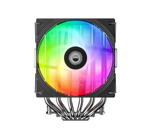 Кулер для процессора ID-Cooling FROZN A620 PRO SE ARGB LGA1700/1200/115X/AM5/AM4 (8шт/кор, TDP 260W, PWM, черный, 6 тепл.трубок + медная база, DUAL ARGB FAN 120mm) RET