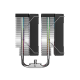Кулер для процессора ID-Cooling FROZN A620 PRO SE ARGB LGA1700/1200/115X/AM5/AM4 (8шт/кор, TDP 260W, PWM, черный, 6 тепл.трубок + медная база, DUAL ARGB FAN 120mm) RET