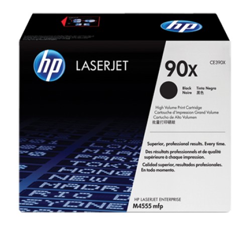 Картридж лазерный HP CE390XC черный (24000стр.) для HP LJ M4555 (техн.упак)