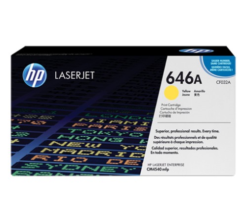 Картридж лазерный HP CF032AC желтый (12500стр.) для HP CM4540 (техн.упак) Картридж лазерный HP CF032AC желтый (12500стр.) для HP CM4540 (техн.упак)