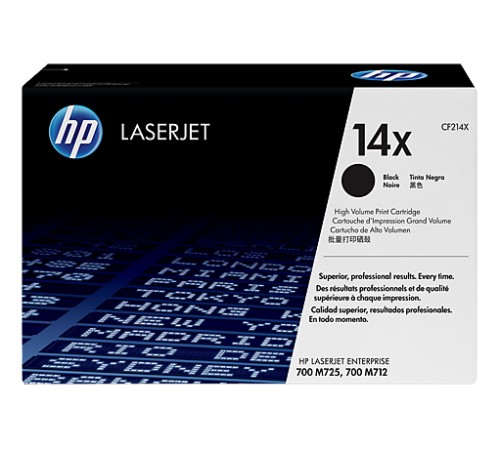 Картридж лазерный HP 14X CF214XC черный (17500стр.) для HP 700/M712 (техн.упак)