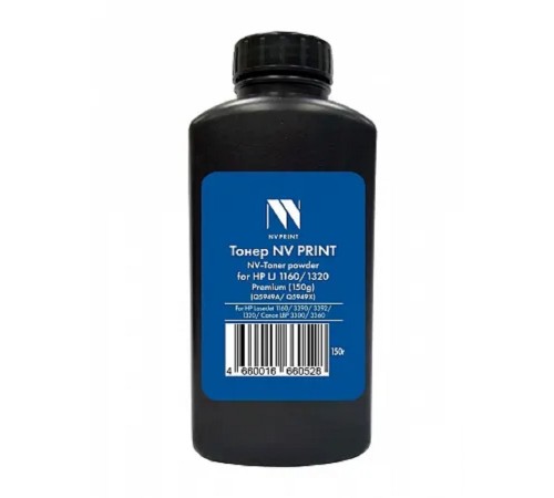 Тонер NVP для HP LJ 1160/1320 Premium (150г) для HP LaserJet 1160, 3390, 3392, 1320; Canon LBP 3300, 3360 совместимый