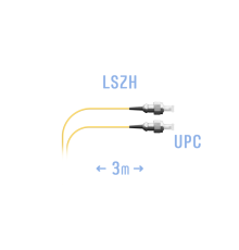 Шнур монтажный оптический FC/UPC SM 3м. (0,9мм)
