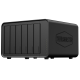 Сетевое хранилище TerraMaster F6-424 tower NAS QC 3,4Ghz/8Gb(32)/TRAID,JBOD,RAID0,1,10,5,6/up to 6 HDD SATA(3,5' or 2,5')/2xM.2 2280 NVMe/2xUSB/HDMI/2x2,5GbE RJ-45/iSCSI/1xPS/1YW