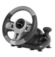 Руль Defender Forsage GTR 12кноп. (с педалями) черный