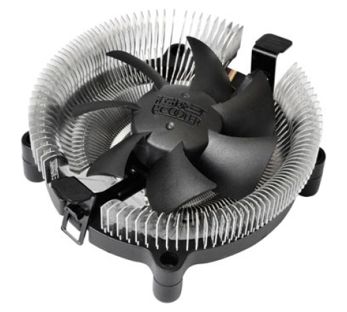 Кулер для процессора/ PCCooler E80 (65W, 3-pin, 42mm, Al/Cu, -mm, 1x80mm, 29.61CFM, 22dBA, 2000RPM, S: 1851/1700/1200/115X, AM5/AM4, silver, black) Кулер для процессора/ PCCooler E80 (65W, 3-pin, 42mm, Al/Cu, -mm, 1x80mm, 29.61CFM, 22dBA, 2000RPM, S: 1851/1700/1200/115X, AM5/AM4, silver, black)