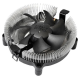 Кулер для процессора/ PCCooler E80 (65W, 3-pin, 42mm, Al/Cu, -mm, 1x80mm, 29.61CFM, 22dBA, 2000RPM, S: 1851/1700/1200/115X, AM5/AM4, silver, black)