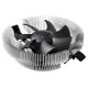Кулер для процессора/ PCCooler E80 (65W, 3-pin, 42mm, Al/Cu, -mm, 1x80mm, 29.61CFM, 22dBA, 2000RPM, S: 1851/1700/1200/115X, AM5/AM4, silver, black)