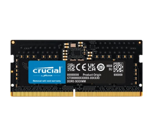 Оперативная память Crucial 8GB U-DIMM DDR5, 4800МГц