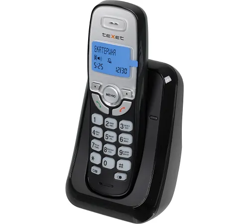 TEXET TX-D6905A черный (громкая связь,телефонная книга на 50 имен и номеров, определитель номера, будильник) TEXET TX-D6905A черный (громкая связь,телефонная книга на 50 имен и номеров, определитель номера, будильник)