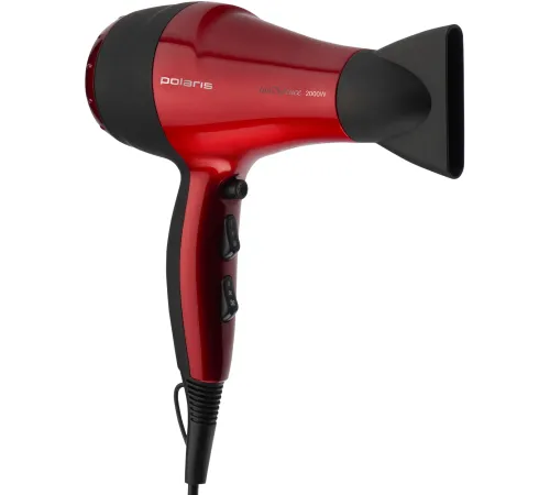 Фен Polaris PHD 2077i 2000Вт красный/черный
