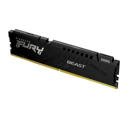 Модуль памяти DDR 5 DIMM 16Gb PC48000, 6000Mhz, Kingston FURY Beast Black EXPO CL30 (KF560C30BBE-16) (retail)