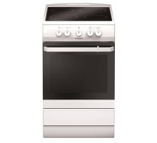 Плита Электрическая Hansa FCCW54000 белый стеклокерамика