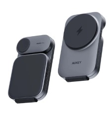 Беспроводное зарядное устройство Aukey LC-MC312 3in1 Travel Qi2