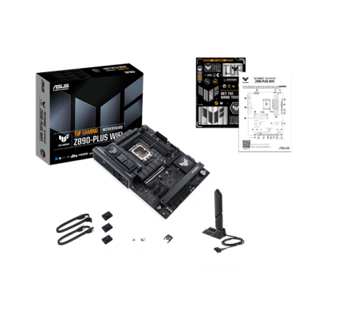 Материнская плата ASUS INTEL Z890 s1851, 4xDDR5(192GB), 1xPCIe 5.0x16, 1xPCIe 4.0x16, 1xPCIe 4.0x4, 2xPCIe 4.0x1, 1xLAN (2.5GbE), Wi-Fi, BT, 4xSATA 6Gb/s, 4xM.2, 1xThunderbolt 4 (USB-C), 1xUSB-C, 6xUSB 3.2, ATX, 90MB1IQ0-M0EAY0