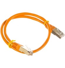 Патч-корд FTP Cablexpert кат.5e, 0.5м, литой, многожильный (оранжевый)