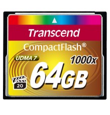 Карта памяти Transcend CompactFlash 1000 64GB (TS64GCF1000)
