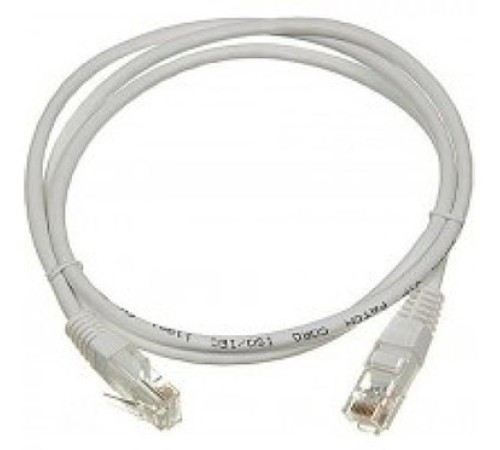 Патч-корд Lanmaster UTP TWT-45-45-1.0-GY UTP вилка RJ-45-вилка RJ-45 кат.5е 1м серый ПВХ (уп.:1шт)