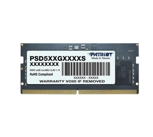 SO-DIMM DDR 5 DIMM 8Gb 5600Mhz, PATRIOT Signature Line (PSD58G560041S) (retail)
