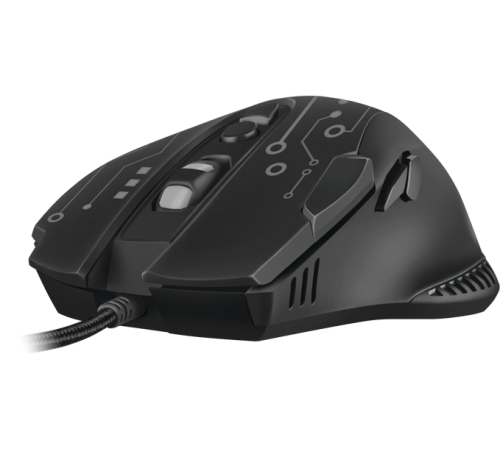 Игровая мышь SVEN RX-G715 (7+1кл., бесш. кл., 1200-3200 DPI, SoftTouch, подсветка, игров. упак) Sven RX-G715 (SV-019938)