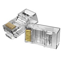 Коннектор Vention RJ45 (8p8c), cat. 5e, под витую пару (50шт.) Vention Коннектор Vention RJ45 (8p8c), cat. 5e, под витую пару (50шт.) (IDBR0-50) (IDBR0-50)
