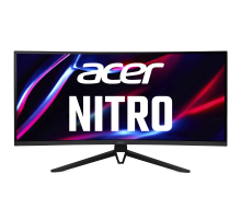МОНИТОР 34" Acer Nitro Nitro ED343CURHbmiippx Black (VA, изогнутый, 3440x1440, 100Hz, 1 ms, 178°/178°, 300 cd/m, 3000:1)