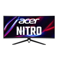 МОНИТОР 34" Acer Nitro Nitro ED343CURHbmiippx Black (VA, изогнутый, 3440x1440, 100Hz, 1 ms, 178°/178°, 300 cd/m, 3000:1)