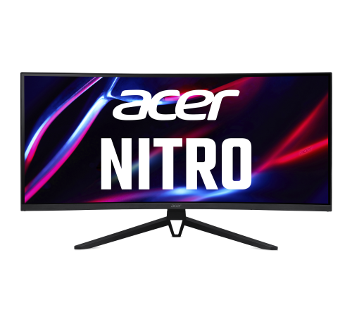 МОНИТОР 34" Acer Nitro Nitro ED343CURHbmiippx Black (VA, изогнутый, 3440x1440, 100Hz, 1 ms, 178°/178°, 300 cd/m, 3000:1)