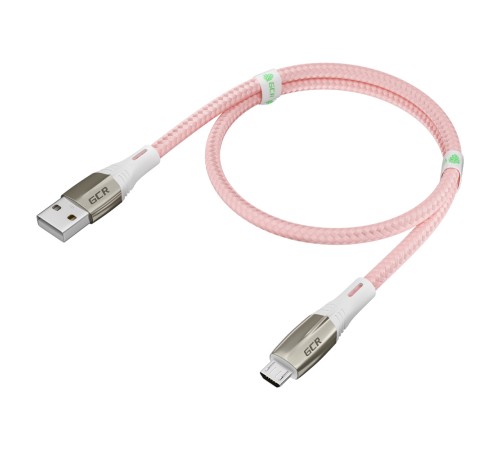 GCR Кабель 1.7m MicroUSB series MERCEDES, PINK NYLON, супер быстрая зарядка, 28/22 AWG, GCR-51955 Greenconnect  USB 2.0 Type-AM - microUSB 2.0 (m) 1.7м (GCR-51955)