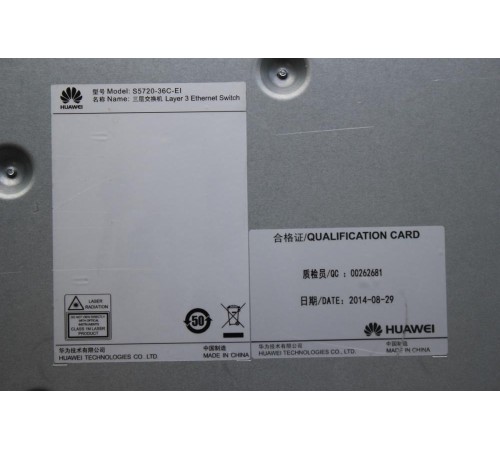 Коммутатор 28GE/4DP 4SFP+ 1SL S5720-36C-EI-AC HUAWEI